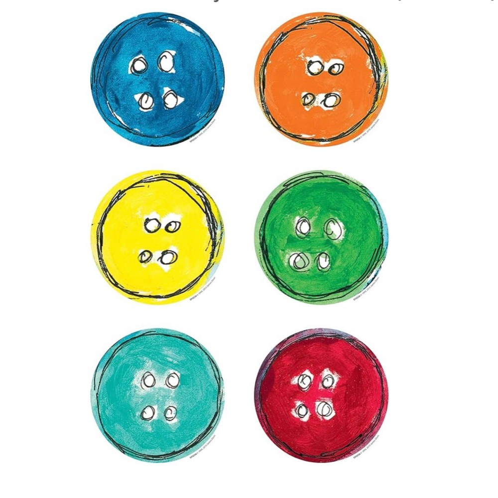 Pete The Cat Edupress Groovy Buttons Costume Bulletin Board Accents NWT